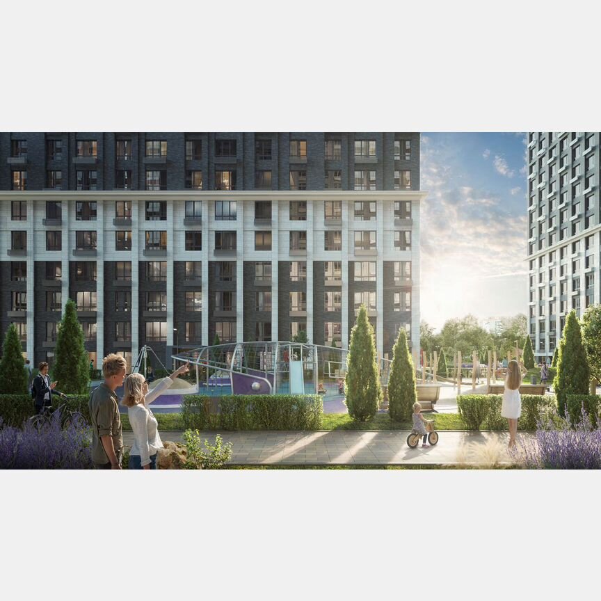 2-к. квартира, 62,4 м², 12/25 эт.