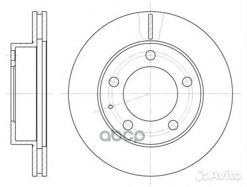 6203.10 диск тормозной переднийMazda 626/MX-6