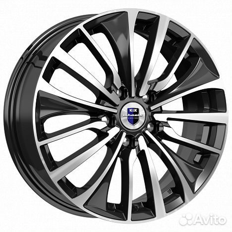 K&K Flanker : 6.5x17 4*100 Et:41 Dia:60.1 алмаз-чёрный