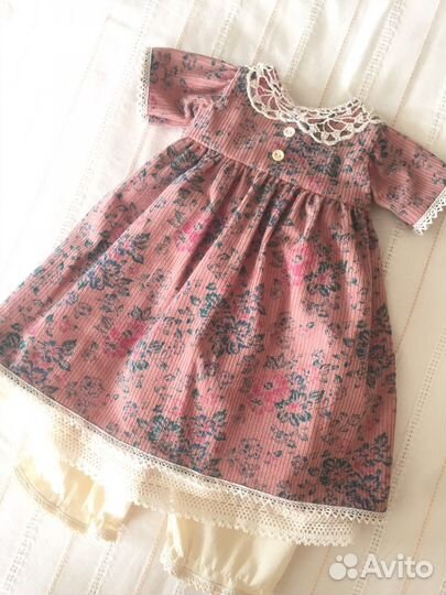 Платье для антикварной куклы