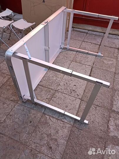 Стол туристический усиленный книжка +4 стула