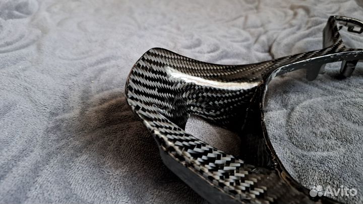 Накладка руля Лада Веста ламинация Карбоном