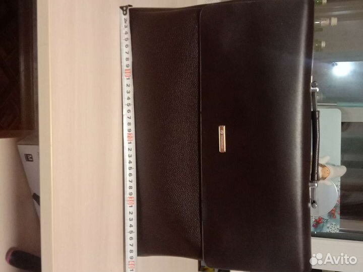 Мужской кожаный портфель новый