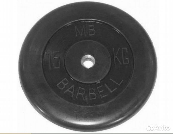 Блины, диски для штанги 15 кг barbell, бу