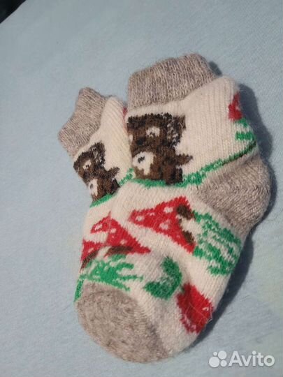 Носочки шерстяные