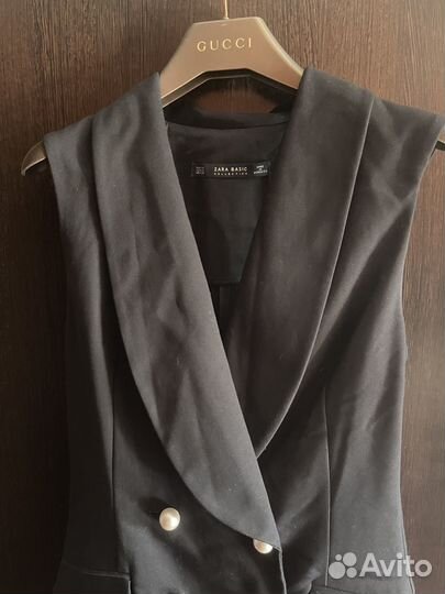 Жакет-платье безрукавка zara