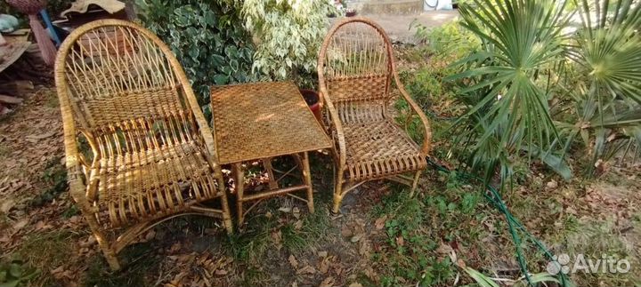 Комплект плетеной мебели Б/У