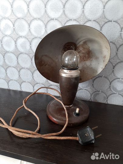 Настольная лампа СССР грибок 1958 г