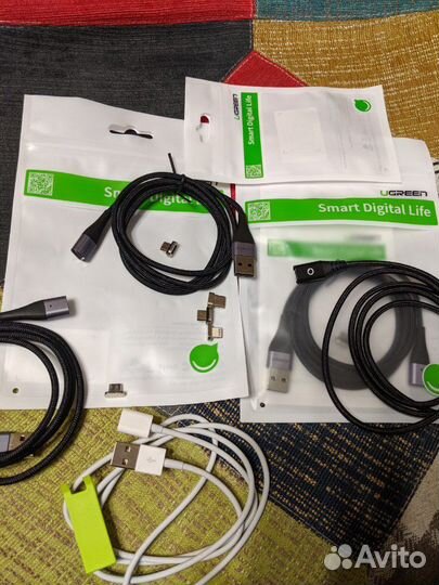 Магнитный кабель Type-C Micro USB iPhone