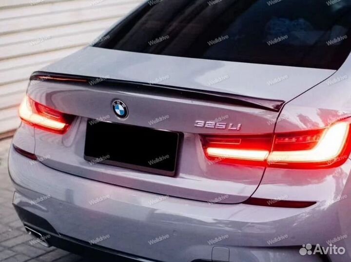 Спойлер BMW 3 G20 M-Perfomance широкий на ребро