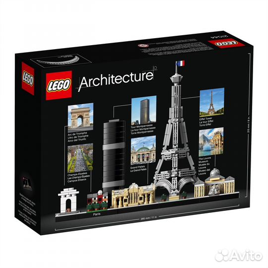 Конструктор Lego Architecture 21044 Париж
