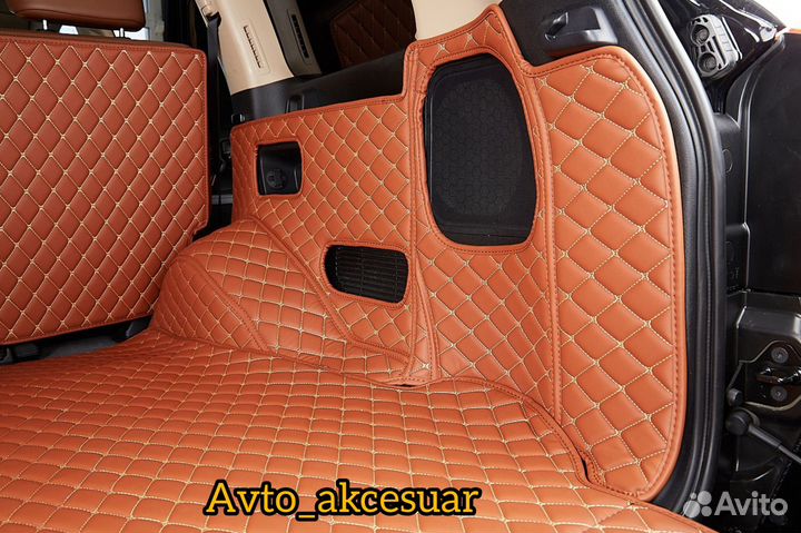 5D Ковры в багажник Тойота - Лексус - Ниссан Рыж