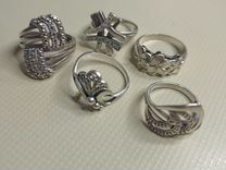 Серебрянные украшения цена за одно кольцо