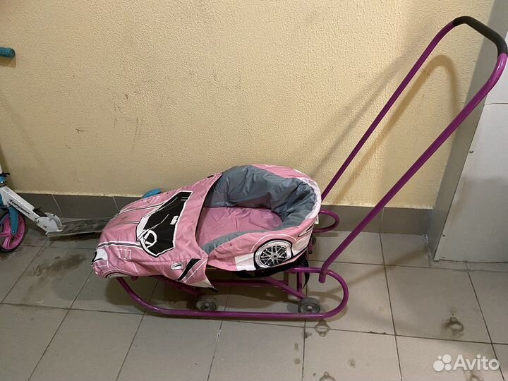 Санки на колесах