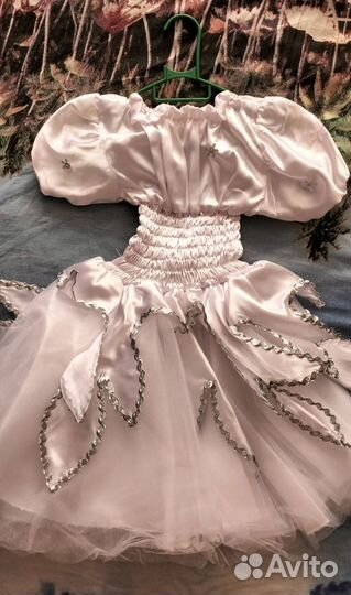 Платье снежинки