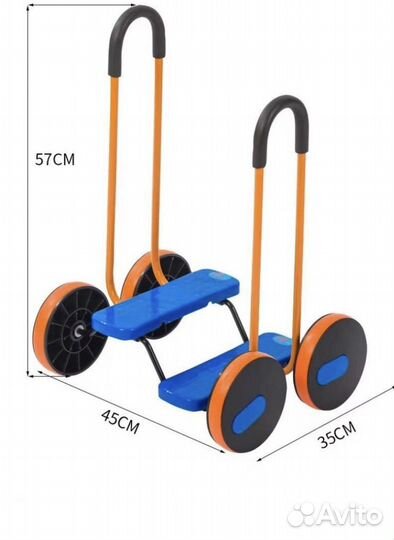 Педальный самокат. Тренажер и балансир для детей