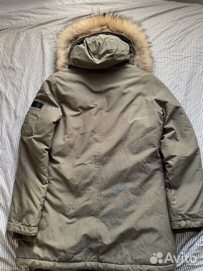 Парка с натуральным мехом женская