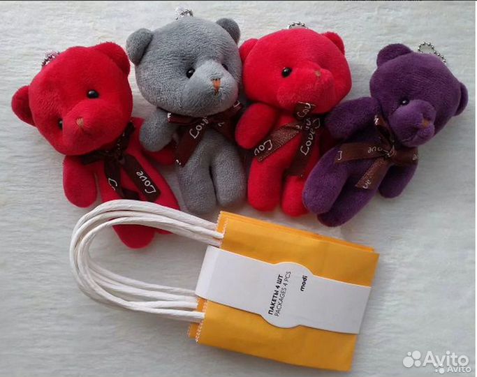 Брелки мягкие игрушки
