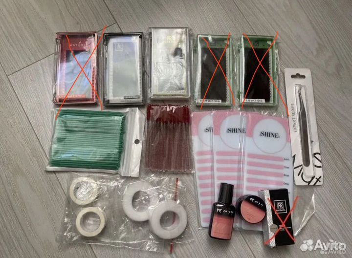 Расходные материалы для наращивания ресниц