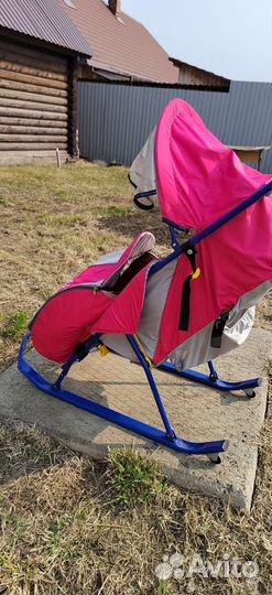 Детские санки коляска