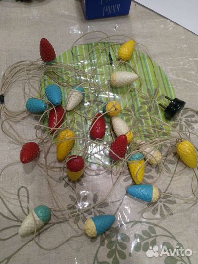 Гирлянда СССР шишки