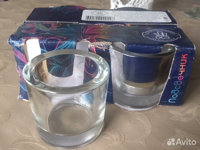 Подсвечник стеклянный