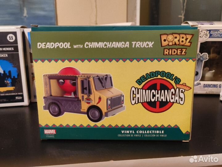 Deadpool with chimichanga truck dorbz