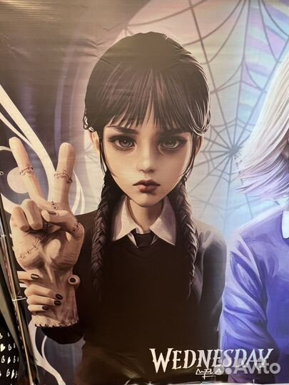 Баннер для фотозоны 2 х 2 Wednesday Уэнсдэй