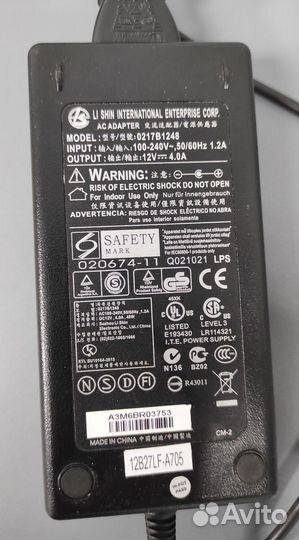 Блок питания монитора Asus PW191A/модель 0217B1248