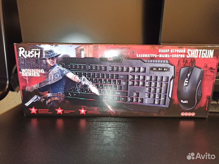 Комплект SmartBuy SBC-307728G-K Shotgun (клавиатур