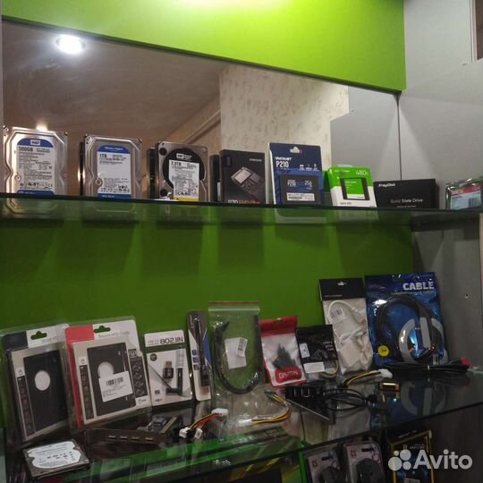 Жёсткие диски, SSD, салазки