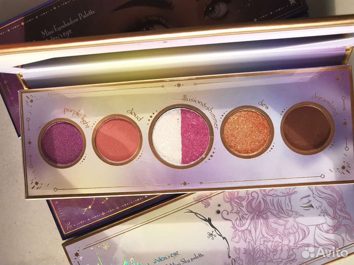 Мини палетки теней Oden's eye, новые