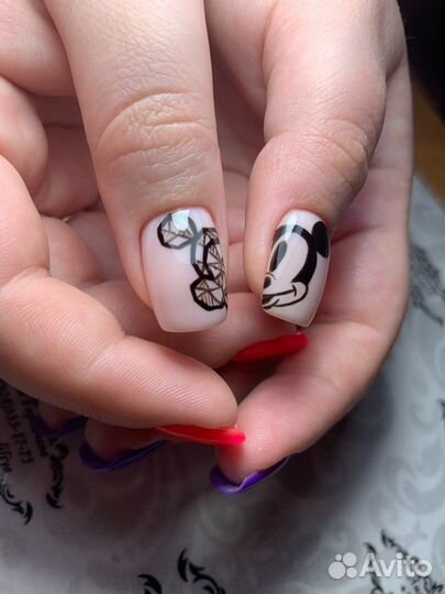 Покрытие гель-лак 1,5 часа, коррекция