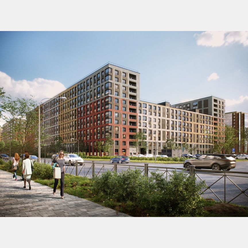 2-к. квартира, 67,4 м², 12/12 эт.