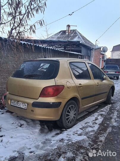 Автомобиль в разбор Peugeot 307