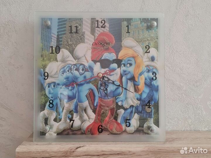 Часы Смурфики