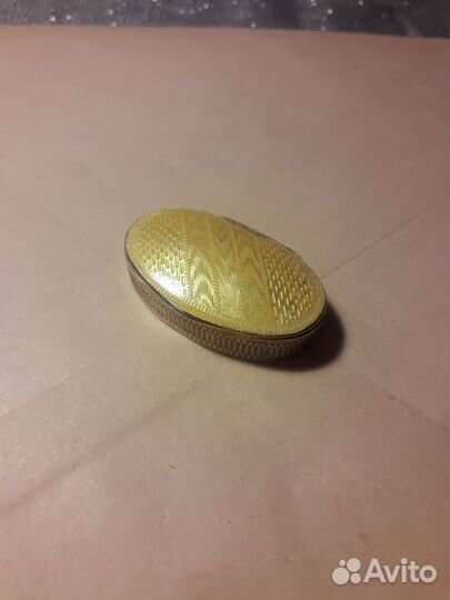 Таблетница,мушница серебро 84 пробы шз эмаль