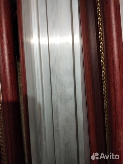 Карниз для штор двухрядный металлический