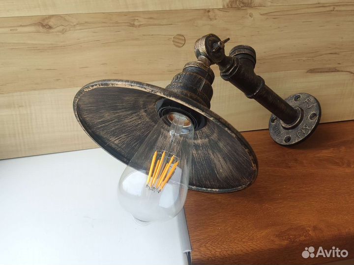 Светильник настенный в стиле steampunk, loft