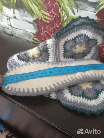 Домашние тапочки ручной работы