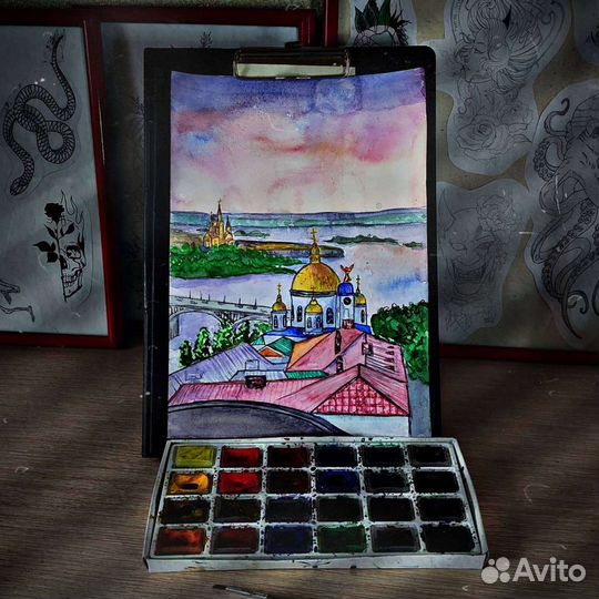 Рисую на заказ рисунки, картины, открытки, плакаты