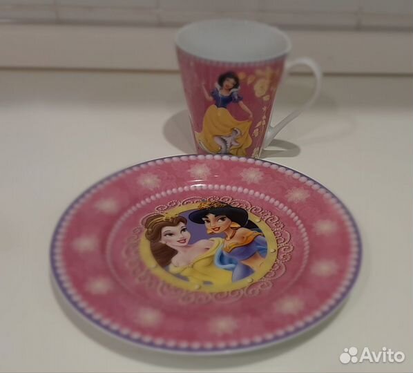Чайная пара детская посуда Дисней Карс