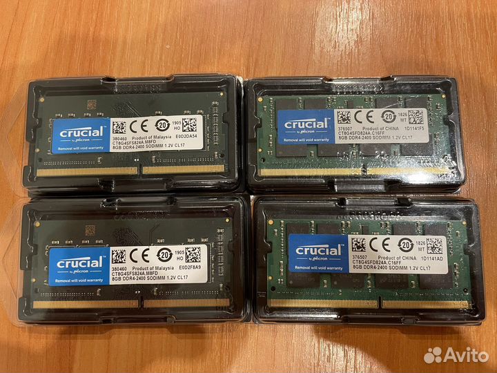 Оперативная память crucial ddr4 so-dimm 8gb