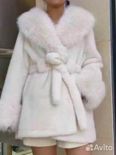 Шуба из эко меха