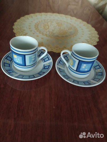 Кофейная пара фарфор. Европейская коллекция