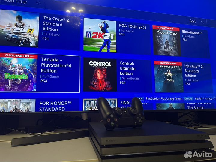 Sony PS4 Pro 1 Tb / PS Plus / 250 игр / 3я ревизия