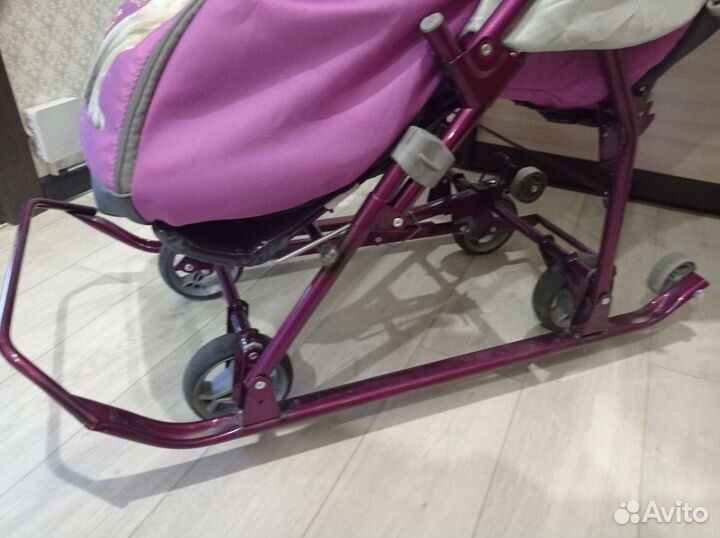 Детские санки коляска