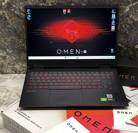 HP Omen 144Hz I7-10750/RTX 2060/16GB/1TB SSD