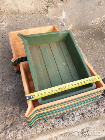 Лотки прямоугольные с носиком хим посуда 30 шт