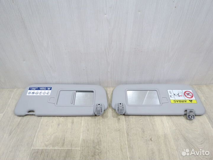 Козырек солнцезащитный правый Hyundai Solaris 2